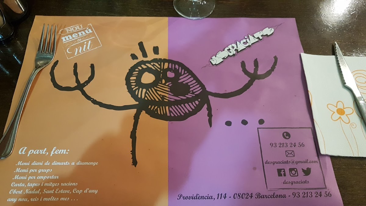 Menu Restaurant Desgraciats-9